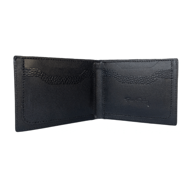 Carey Leather Wallet -Black Color